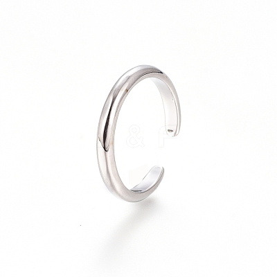 Brass Cuff Toe Rings RJEW-G100-16P-1
