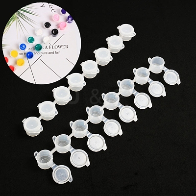 Plastic Paint Pots Strips DIY-WH0156-99-1
