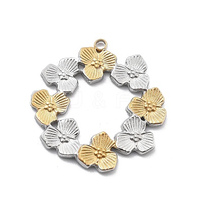 304 Stainless Steel Pendants STAS-R155-045GP-02-1
