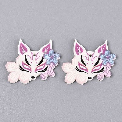 Printed Acrylic Pendants OACR-D008-05-1