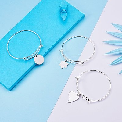 Adjustable Brass Bangles Making BJEW-BC0002-03-1