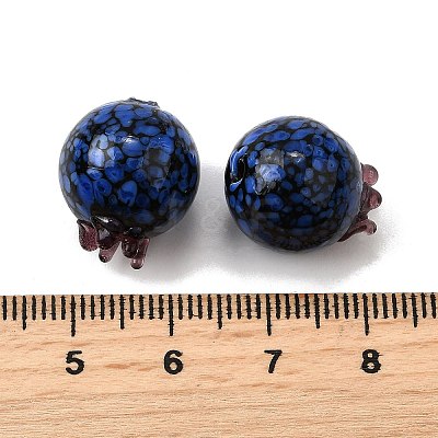 Handmade Lampwork Bumpy Beads LAMP-V002-01B-1