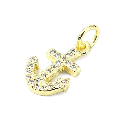 Brass Micro Pave Cubic Zirconia Pendants KK-H475-30G-02-1