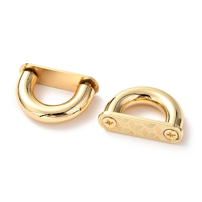 Zinc Alloy D Clasps PALLOY-A068-02LG-1