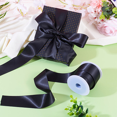 10 Yards Double-Face Polyester Satin Ribbons SRIB-TA0001-16C-1