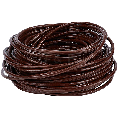 10M Round Cowhide Leather Cord WL-CL0001-32B-03-1