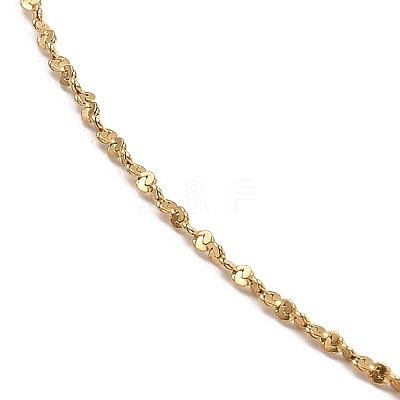 10Pcs PVD Vacuum Plating 304 Stainless Steel Serpentine Chain Necklaces Set NJEW-K254-01G-1