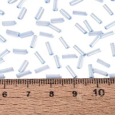 FGB Grade A Glass Round Bugle Beads SEED-Q040-06A-08-1