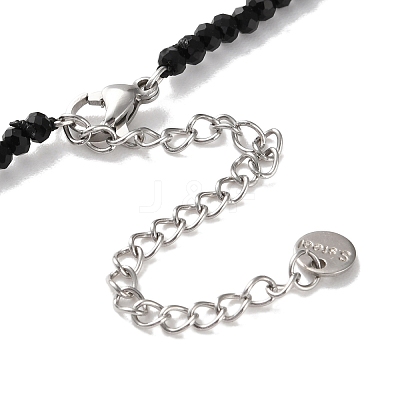 Glass Beaded Necklaces NJEW-H047-05-1