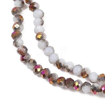 Electroplate Glass Beads Stradns EGLA-H114-02A-05-1