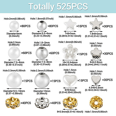 525Pcs Plastic Set KY-TA0001-65A-1