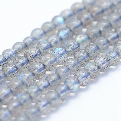 Natural Labradorite Beads Strands G-P342-09A-3mm-A++-1