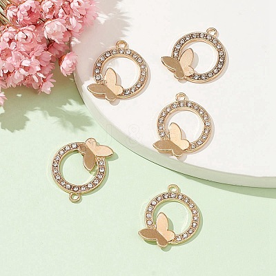 Alloy Crystal Rhinestone Pendants FIND-YW0001-98-1