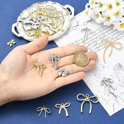 30Pcs 30 Styles Alloy Pendants FIND-YW0012-09-1