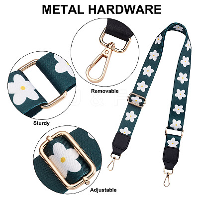 2Pcs Adjustable Polyester Bag Handles AJEW-GN0001-02-1