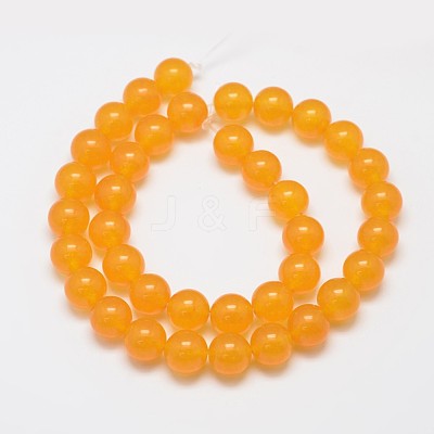 Natural & Dyed Malaysia Jade Bead Strands G-A146-10mm-A03-1