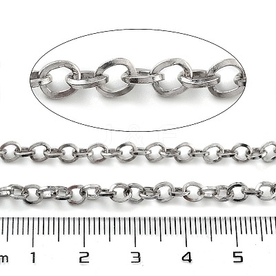 Tarnish Resistant Vacuum Plating 304 Stainless Steel Rolo Chains CHS-H026-08B-P-1