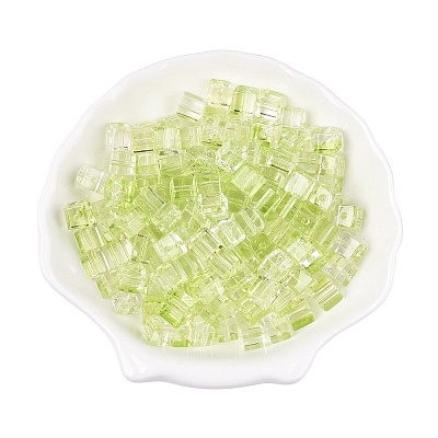 Baking Paint Transparent Glass Beads DGLA-N005-01A-06-1
