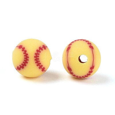 Handmade Polymer Clay Beads CLAY-Q253-05G-1