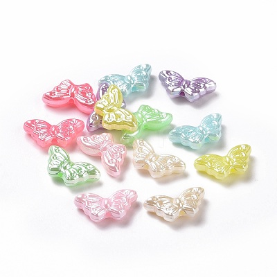 Imitation Pearl Acrylic Beads OACR-E013-17-1