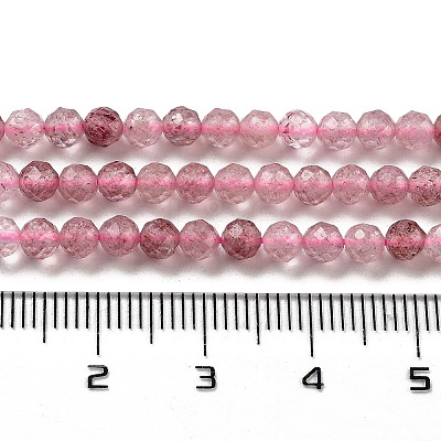 Natural Strawberry Quartz Beads Strands G-G140-A03-03-1