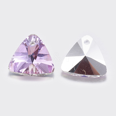 Faceted Glass Rhinestone Charms RGLA-F050-A-001VL-1