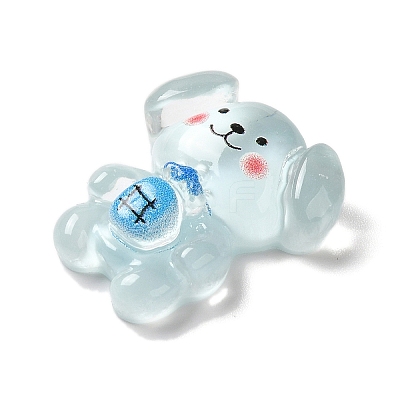 Translucent Resin Decoden Cabochons RESI-M039-04F-1
