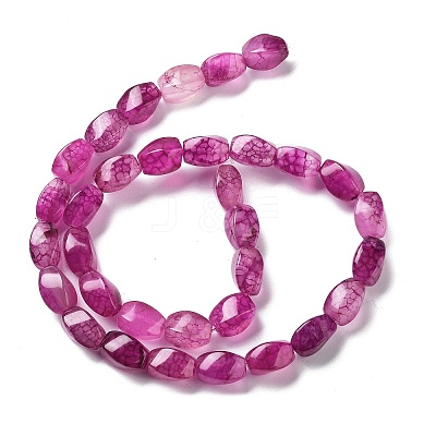 Natural Dragon Veins Agate Beads Strands G-G172-01S-1