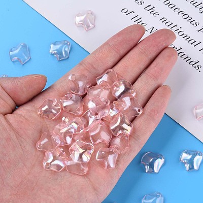 Transparent Acrylic Pendants MACR-S373-106-C04-1