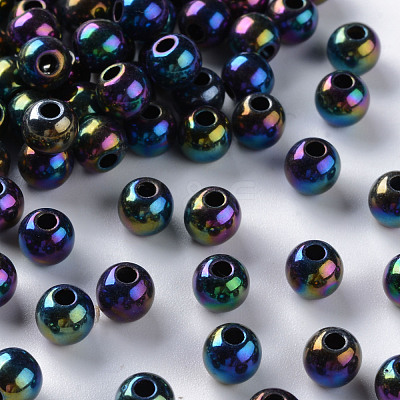 Opaque Acrylic Beads MACR-S370-D6mm-S002-1