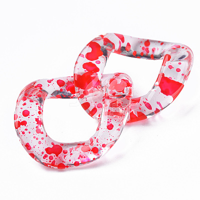 Transparent Acrylic Linking Rings OACR-N009-015A-B15-1