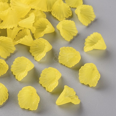 Frosted Acrylic Bead Caps MACR-S371-10A-717-1