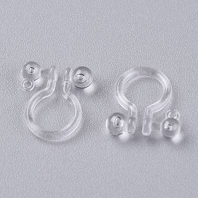 Plastic Clip-on Earring Findings KY-K012-02-1
