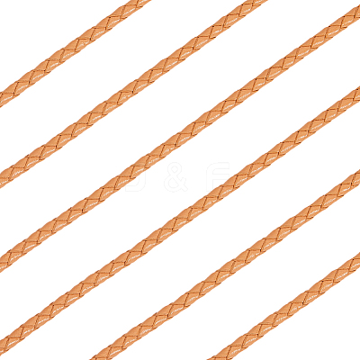 5M Round Braided Cowhide Letter Cord WL-GF0001-34A-01-1