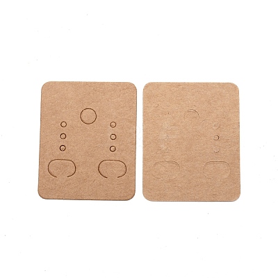 Paper Earring Display Cards CDIS-WH0021-027C-1