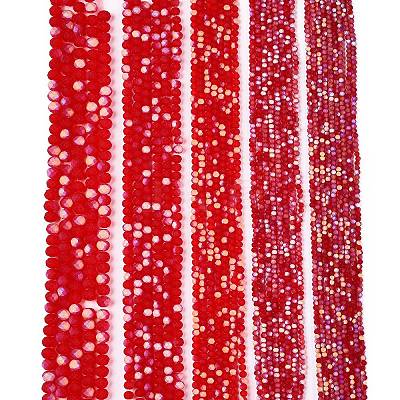 Transparent Glass Beads Strands EGLA-A044-T6mm-MB01-1