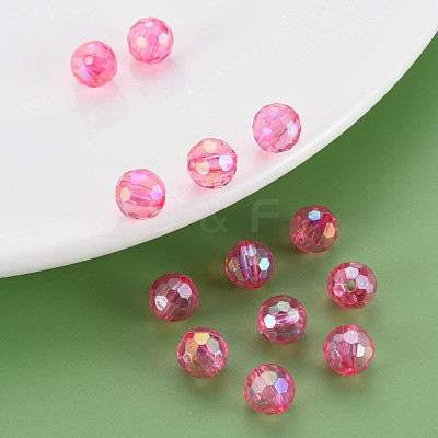 Transparent Acrylic Beads MACR-S373-64-C08-1