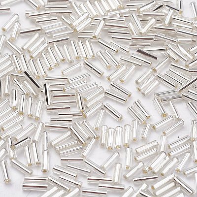 Glass Bugle Beads SEED-E001-12mm-21-1