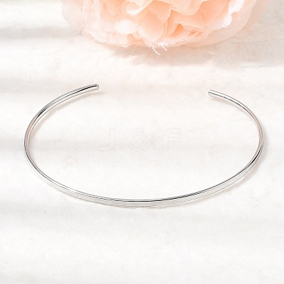 304 Stainless Steel Cuff Bangles BJEW-D388-01A-P-1