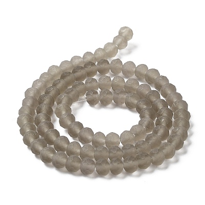 Transparent Glass Beads Strands X1-EGLA-A034-T8mm-MD16-1