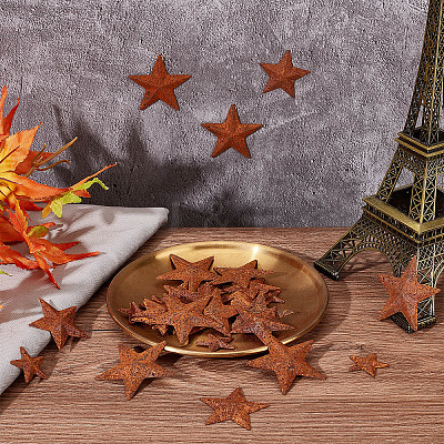30Pcs 3 Style Rust Iron Pendants IFIN-GF0001-28-1