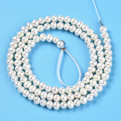 Natural Cultured Freshwater Pearl Beads Strands PEAR-N016-03C-1
