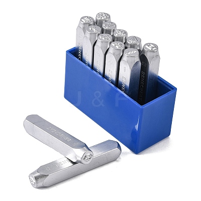 Iron Metal Stamps AJEW-L060-03A-1