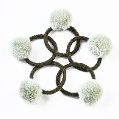 Imitation Wool Girls Hair Accessories OHAR-S190-17B-1