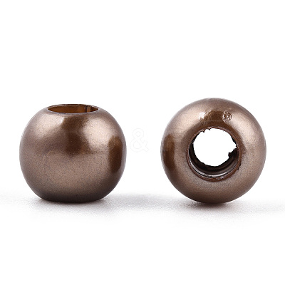 ABS Plastic Imitation Pearl European Beads MACR-R530-12mm-A46-1