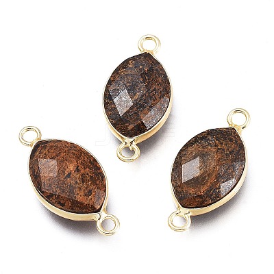 Natural Bronzite Links Connectors G-L528-17G-1