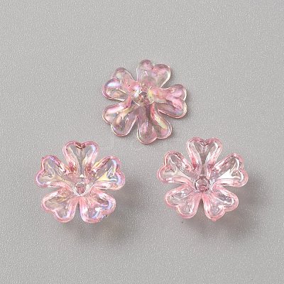 Plating Acrylic Beads OACR-CJC0007-06E-1