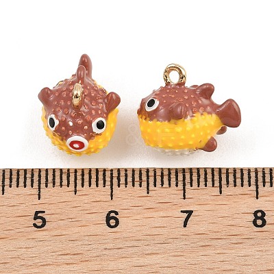 Alloy Enamel Pendants AL-CBA8C77-03G-06-1