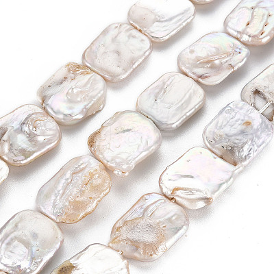 Natural Keshi Pearl Beads Strands PEAR-S020-K04-1
