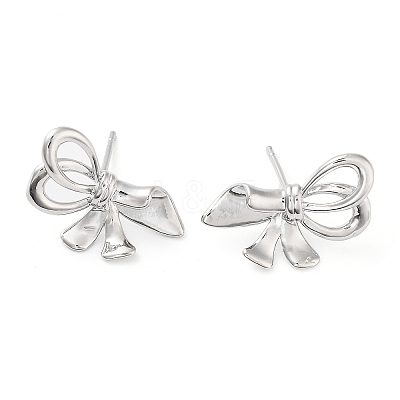 Brass Studs Earrings EJEW-K276-06C-P-1
